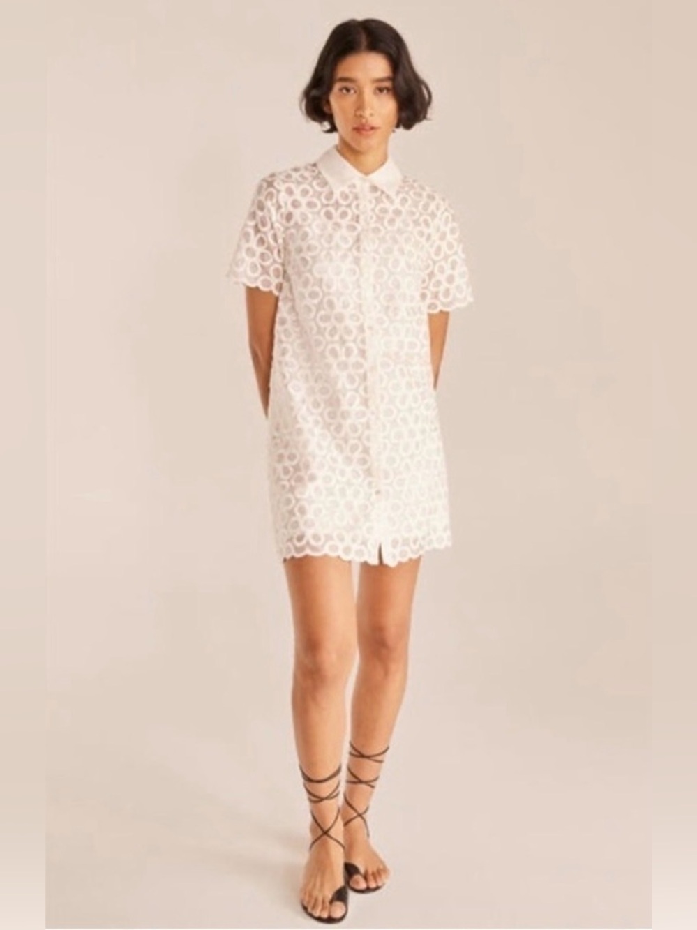 Rebecca Taylor Mod Fleur Shirt Dress Sz X-Small